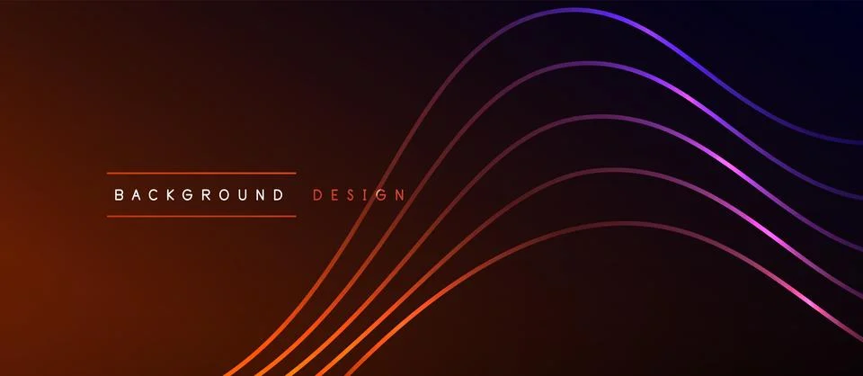 Dynamic wave geometric design. Vector Illustration For Wallpaper, Banner Stockillustratie