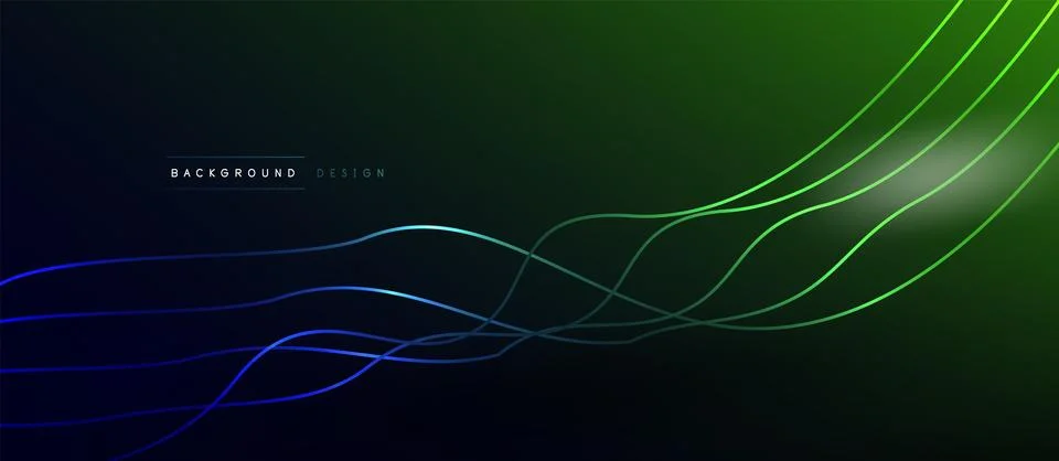 Dynamic wave geometric design. Vector Illustration For Wallpaper, Banner Stock Illustration
