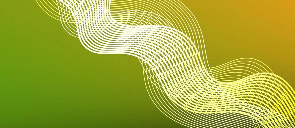 Dynamic wave geometric design. Vector Illustration For Wallpaper, Banner Illustrazione stock