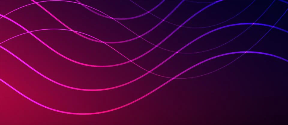Dynamic wave geometric design. Vector Illustration For Wallpaper, Banner Stock Illustration
