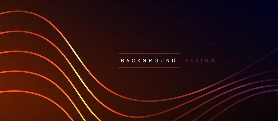 Dynamic wave geometric design. Vector Illustration For Wallpaper, Banner Stock Illustration