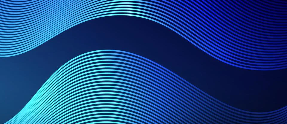 Dynamic wave geometric design. Vector Illustration For Wallpaper, Banner Stockillustratie