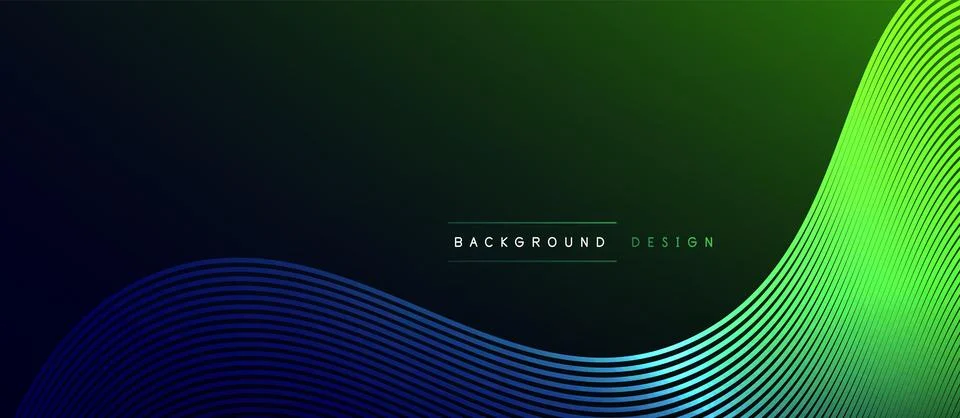 Dynamic wave geometric design. Vector Illustration For Wallpaper, Banner Stock Illustration