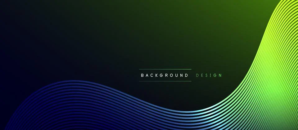 Dynamic wave geometric design. Vector Illustration For Wallpaper, Banner Stock Illustration