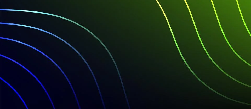 Dynamic wave geometric design. Vector Illustration For Wallpaper, Banner Illustrazione stock