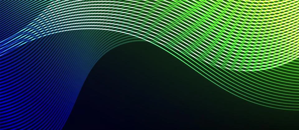 Dynamic wave geometric design. Vector Illustration For Wallpaper, Banner Stockillustratie