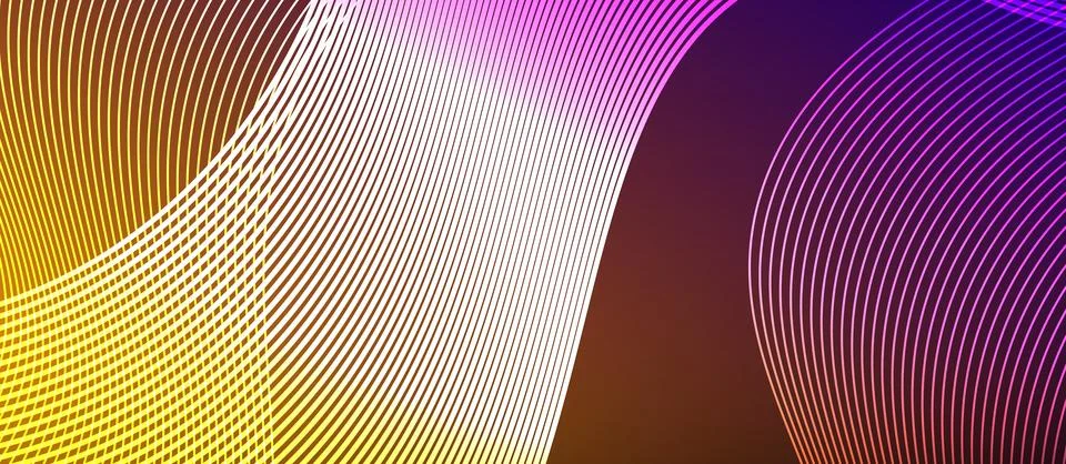 Dynamic wave geometric design. Vector Illustration For Wallpaper, Banner Stock Illustration