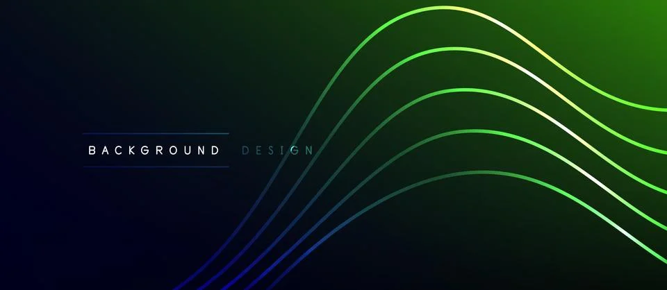 Dynamic wave geometric design. Vector Illustration For Wallpaper, Banner Stock Illustration