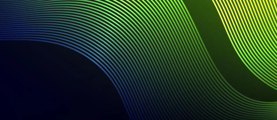 Dynamic wave geometric design. Vector Illustration For Wallpaper, Banner Stock Illustration