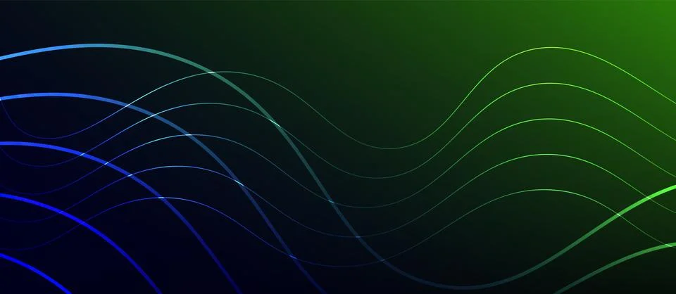 Dynamic wave geometric design. Vector Illustration For Wallpaper, Banner Stock Illustration