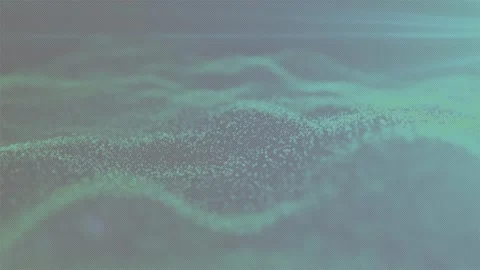Dynamic wave of glowing particles. futuristic Data flow information Abstrac.. Stock-Footage 250994316