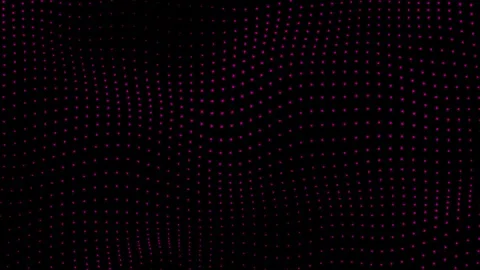 Dynamic wave of particles. dot motion background seamless loop. 動画素材 290014961