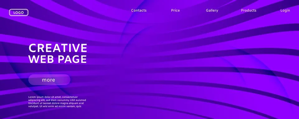 Dynamic Wave Wallpaper. Abstract Flow Lines. Curve Gradient Background. Stock Illustration