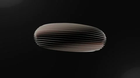 Dynamic waves and futuristic elements in colors hues. Modern tech designs. 3d Stock Footage 270410792