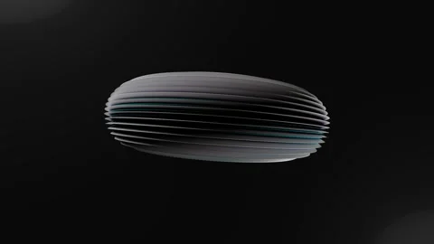 Dynamic waves and futuristic elements in colors hues. Modern tech designs. 3d Stock Footage 271283987