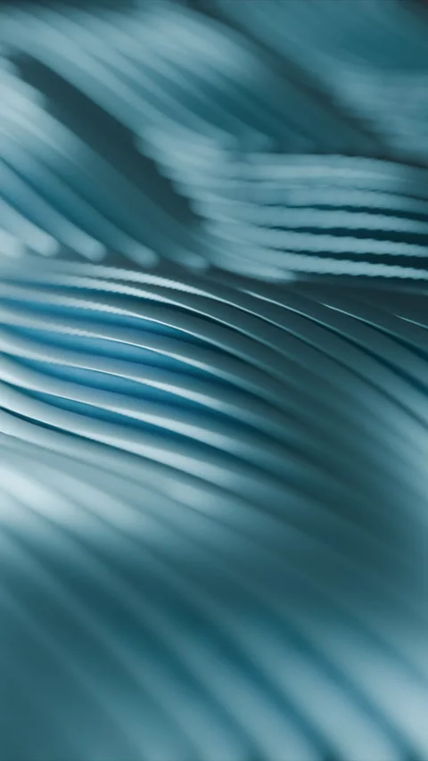 Dynamic waves in blue tones create mesmerizing patterns and textures Stock Footage 322543202