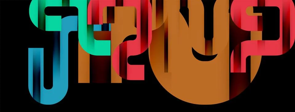 Dynamic waves, flowing lines, stripes vector geometric elements minimal pattern 스톡 일러스트