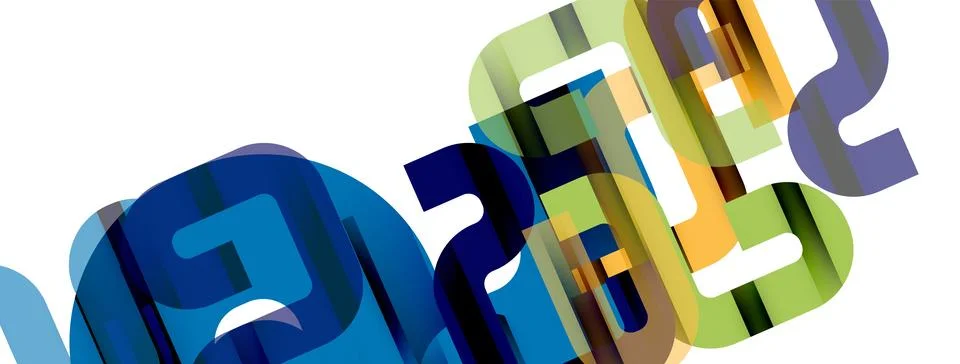 Dynamic waves, flowing lines, stripes vector geometric elements minimal pattern Illustrazione stock