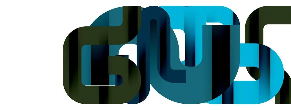 Dynamic waves, flowing lines, stripes vector geometric elements minimal pattern Illustrazione stock