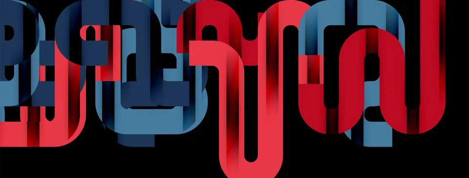 Dynamic waves, flowing lines, stripes vector geometric elements minimal pattern 스톡 일러스트