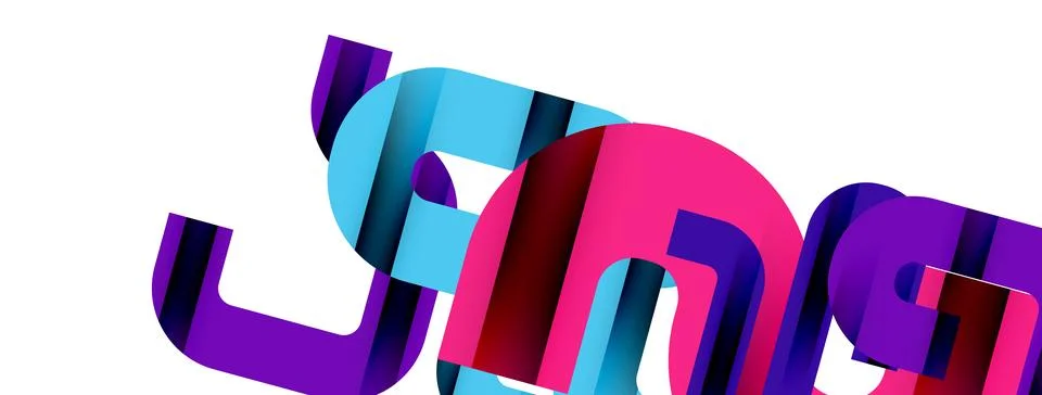 Dynamic waves, flowing lines, stripes vector geometric elements minimal pattern Illustrazione stock