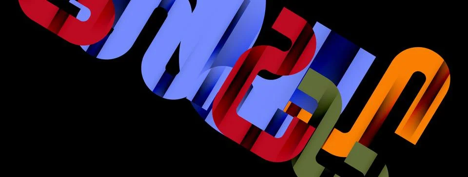 Dynamic waves, flowing lines, stripes vector geometric elements minimal pattern Stock Illustration