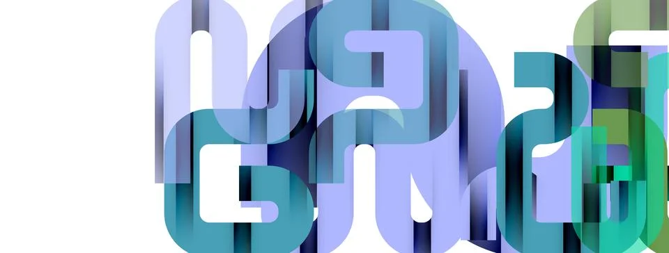 Dynamic waves, flowing lines, stripes vector geometric elements minimal pattern 스톡 일러스트