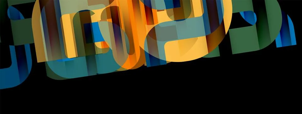 Dynamic waves, flowing lines, stripes vector geometric elements minimal pattern Stock Illustration