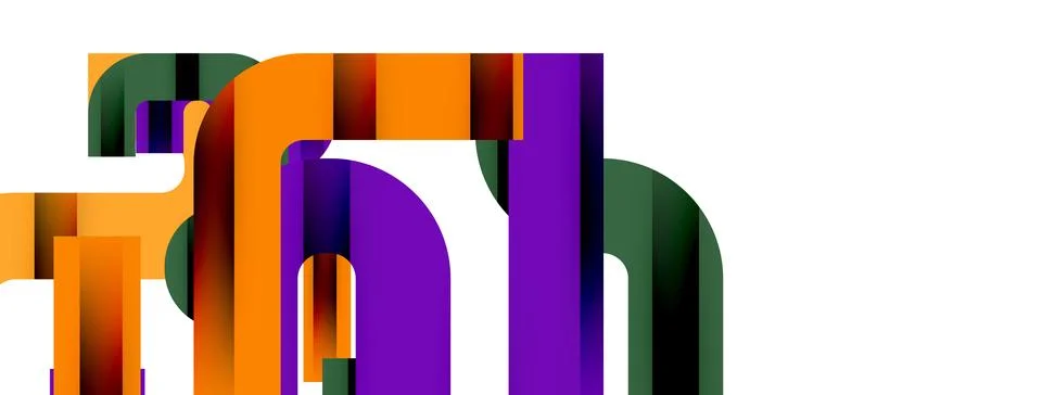 Dynamic waves, flowing lines, stripes vector geometric elements minimal pattern イラスト素材