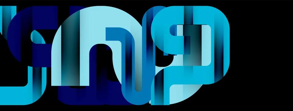 Dynamic waves, flowing lines, stripes vector geometric elements minimal pattern 스톡 일러스트