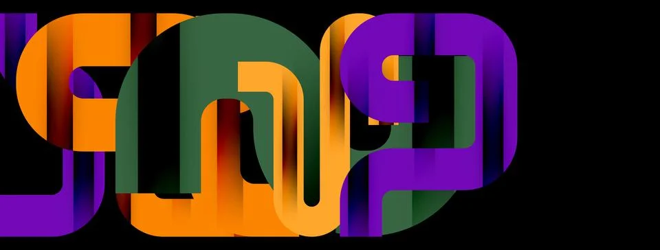 Dynamic waves, flowing lines, stripes vector geometric elements minimal pattern イラスト素材