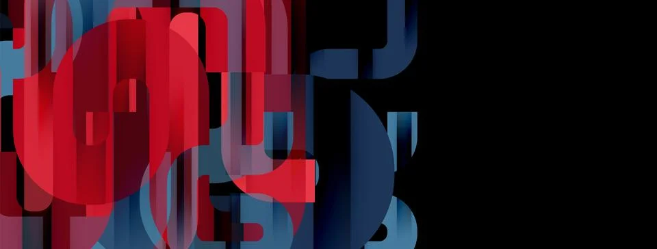 Dynamic waves, flowing lines, stripes vector geometric elements minimal pattern Illustrazione stock