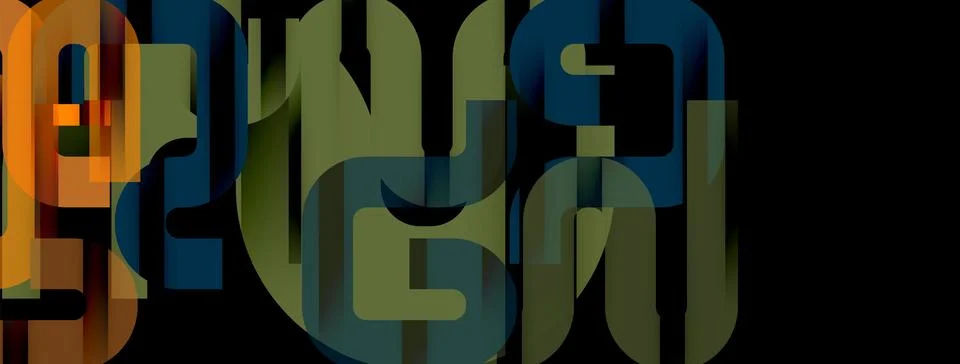 Dynamic waves, flowing lines, stripes vector geometric elements minimal pattern Illustrazione stock