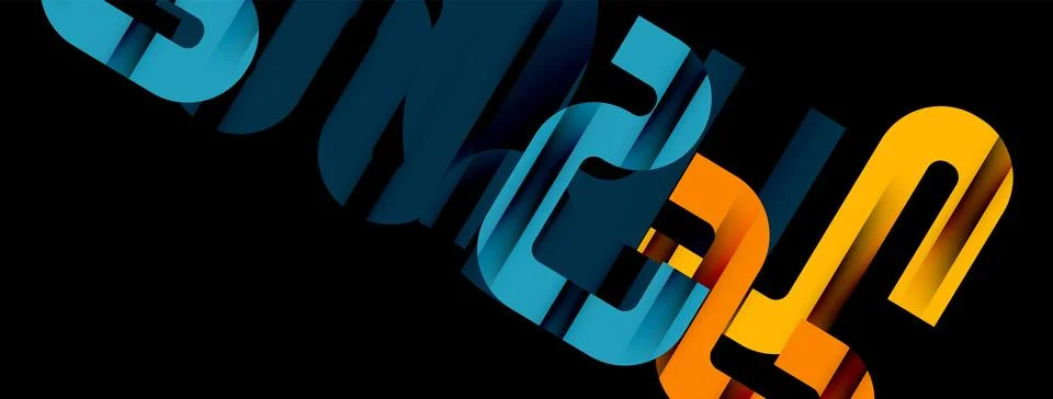 Dynamic waves, flowing lines, stripes vector geometric elements minimal pattern Illustrazione stock