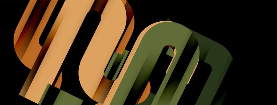 Dynamic waves, flowing lines, stripes vector geometric elements minimal pattern Illustrazione stock