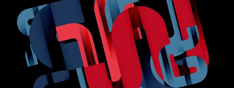 Dynamic waves, flowing lines, stripes vector geometric elements minimal pattern イラスト素材