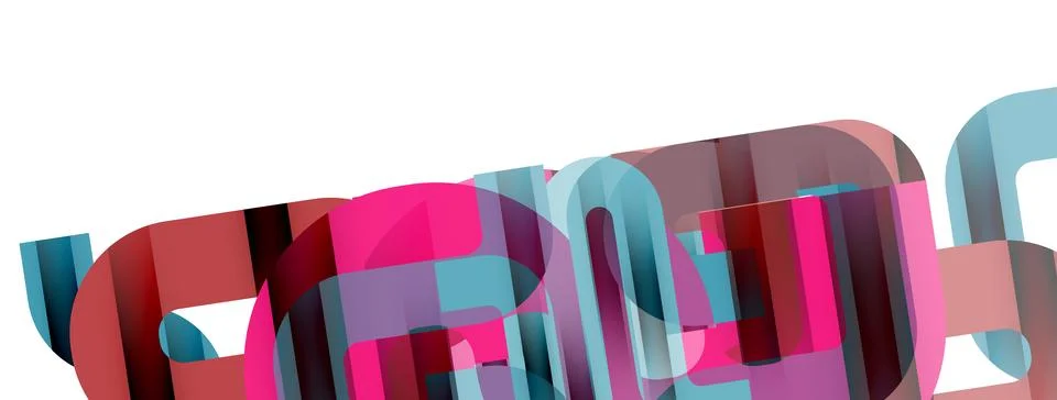 Dynamic waves, flowing lines, stripes vector geometric elements minimal pattern Illustrazione stock