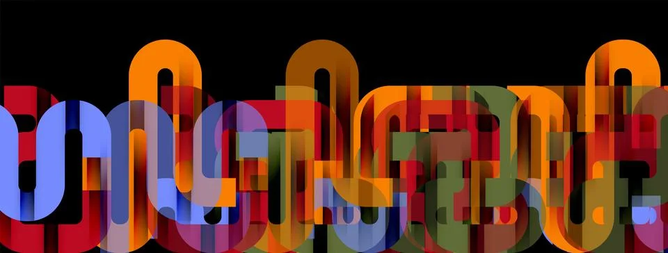 Dynamic waves, flowing lines, stripes vector geometric elements minimal pattern Stock Illustration