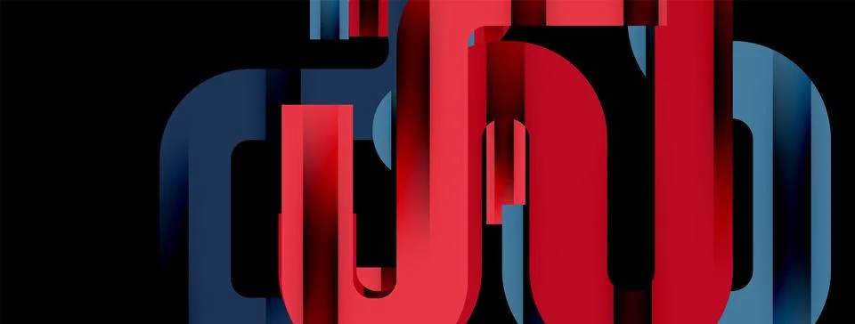 Dynamic waves, flowing lines, stripes vector geometric elements minimal pattern イラスト素材