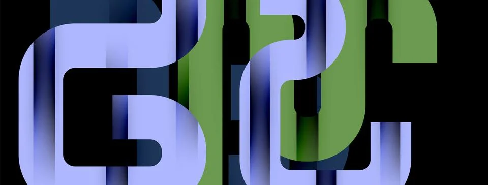 Dynamic waves, flowing lines, stripes vector geometric elements minimal pattern 스톡 일러스트