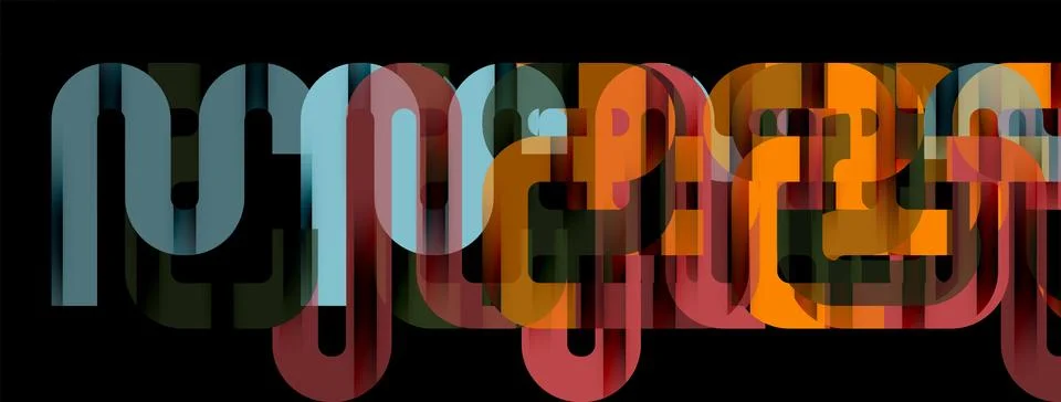 Dynamic waves, flowing lines, stripes vector geometric elements minimal pattern Illustrazione stock