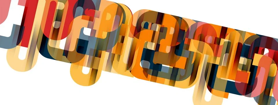 Dynamic waves, flowing lines, stripes vector geometric elements minimal pattern Illustrazione stock