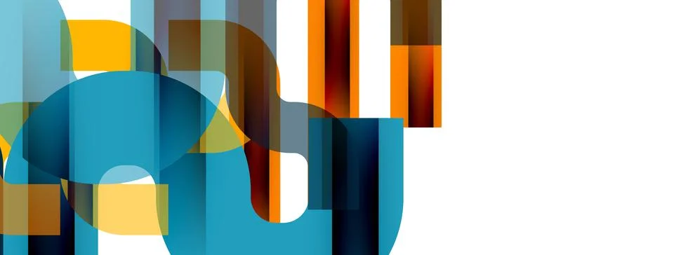 Dynamic waves, flowing lines, stripes vector geometric elements minimal pattern イラスト素材