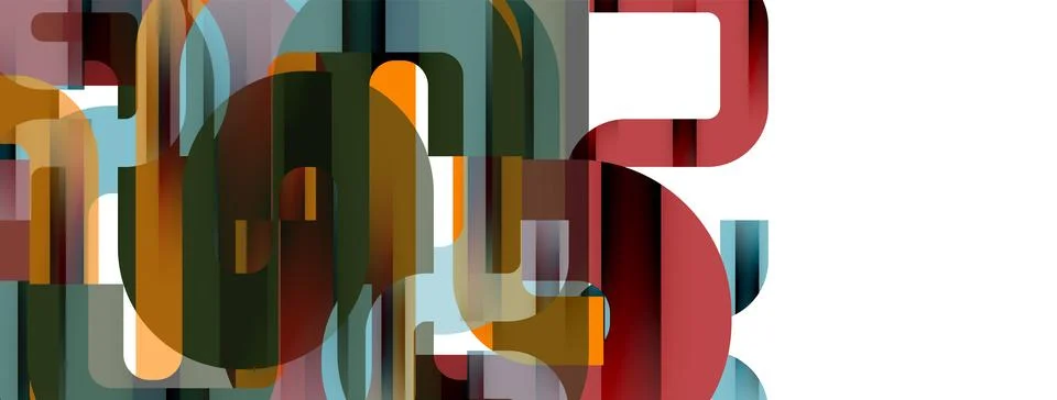 Dynamic waves, flowing lines, stripes vector geometric elements minimal pattern Illustrazione stock
