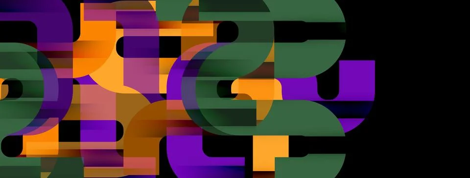 Dynamic waves, flowing lines, stripes vector geometric elements minimal pattern 스톡 일러스트
