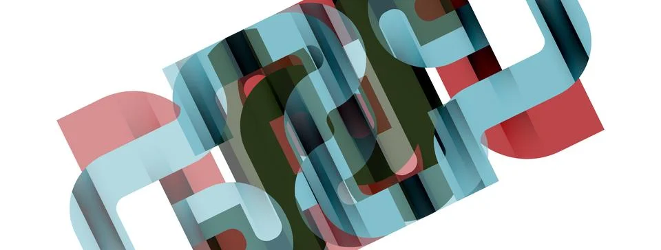 Dynamic waves, flowing lines, stripes vector geometric elements minimal pattern イラスト素材