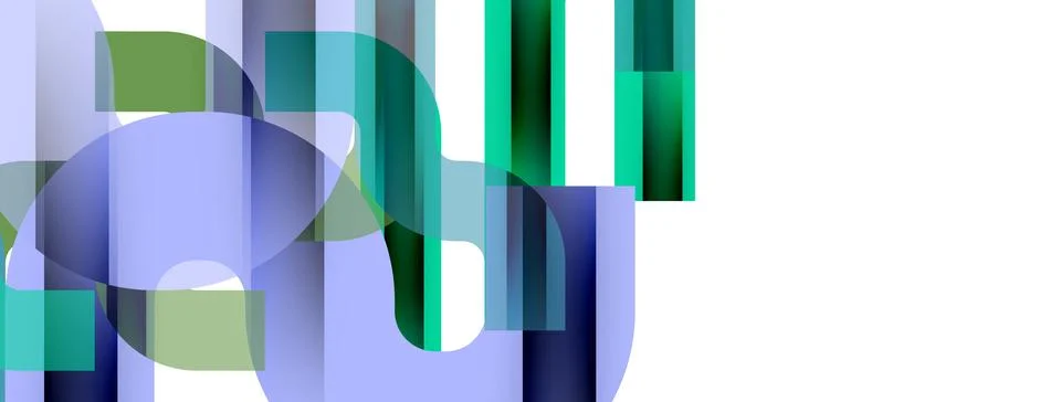 Dynamic waves, flowing lines, stripes vector geometric elements minimal pattern 스톡 일러스트