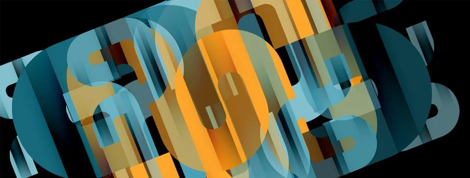 Dynamic waves, flowing lines, stripes vector geometric elements minimal pattern イラスト素材