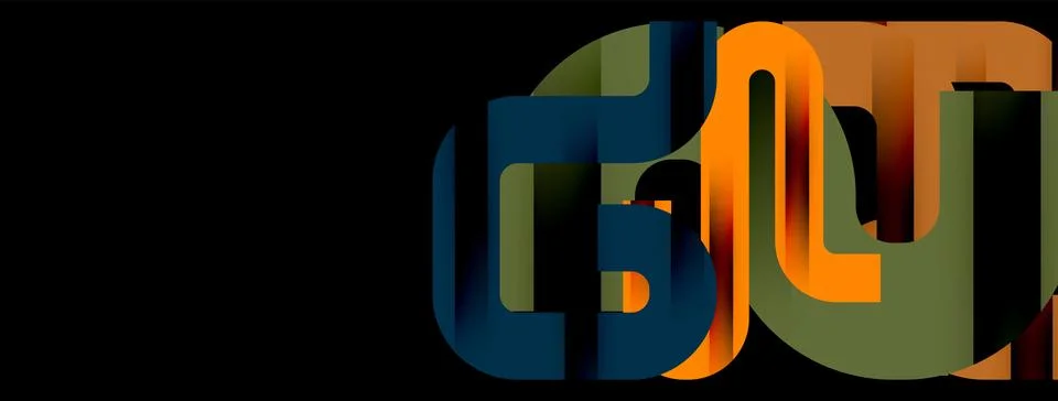 Dynamic waves, flowing lines, stripes vector geometric elements minimal pattern 스톡 일러스트