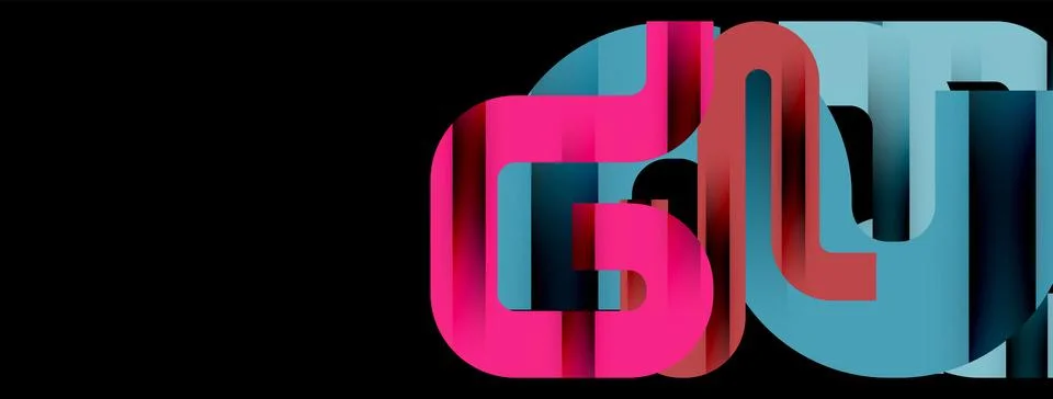 Dynamic waves, flowing lines, stripes vector geometric elements minimal pattern 스톡 일러스트